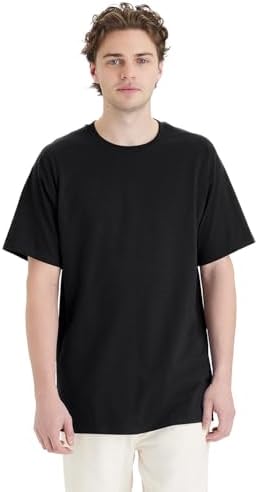 Hanes Mens Essential-T Tall T-Shirt, 3XLT, Black | Amazon.com